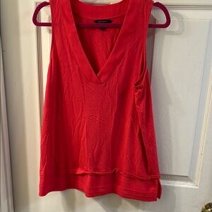 Women's Red Sleeveless Top